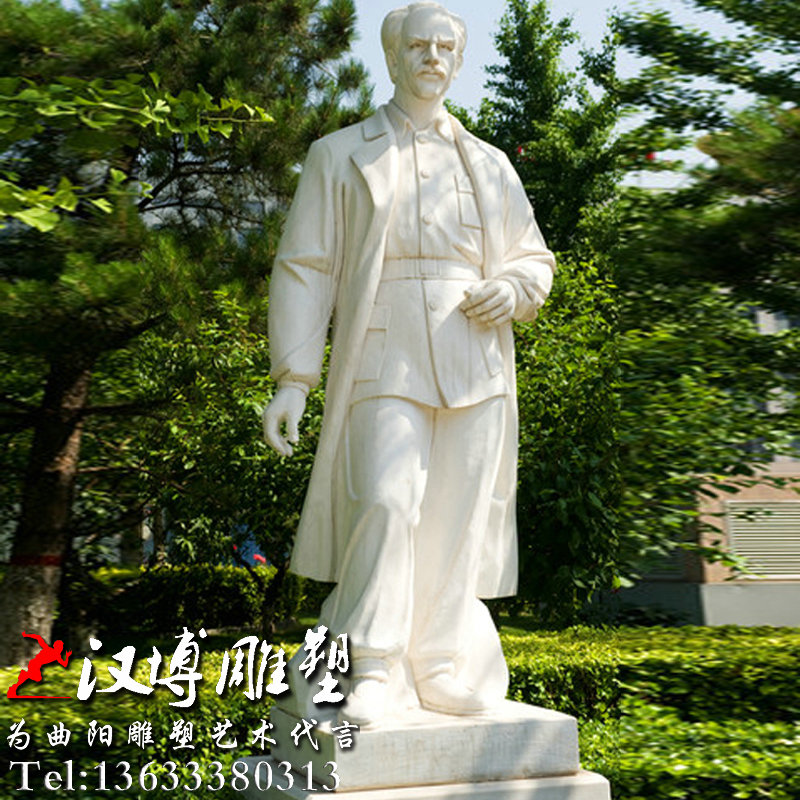 白求恩站像铜雕,名人伟人雕像,名医人物雕塑