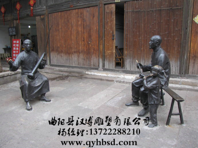 商业步行街人物雕塑,玻璃钢音乐人物雕塑