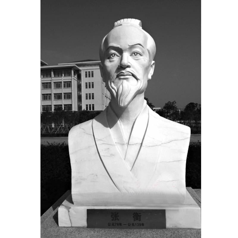 铸铜雕塑,半身像雕像,张衡人物塑像