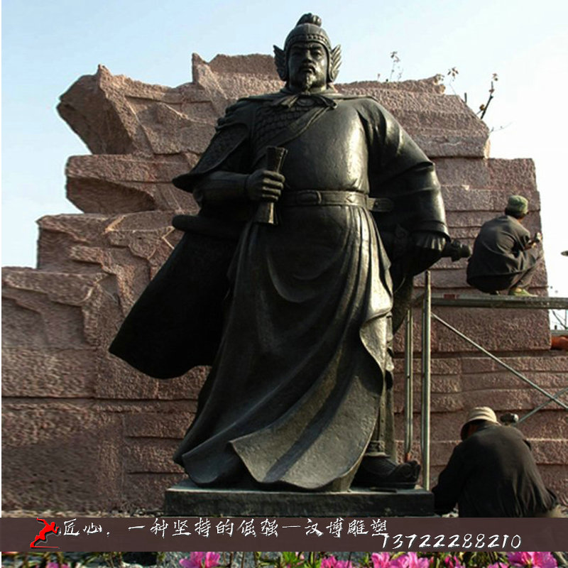 大型公园雕塑,铸铜人物雕像,历史明人塑像