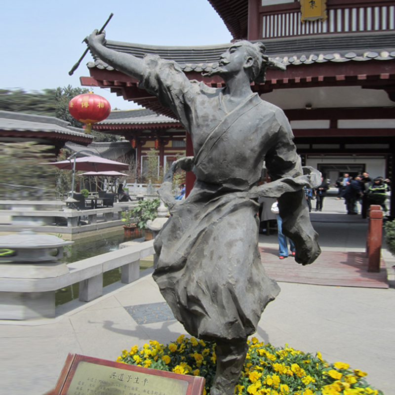 人物铸铜雕塑,历史人物雕像,绘画人物塑像