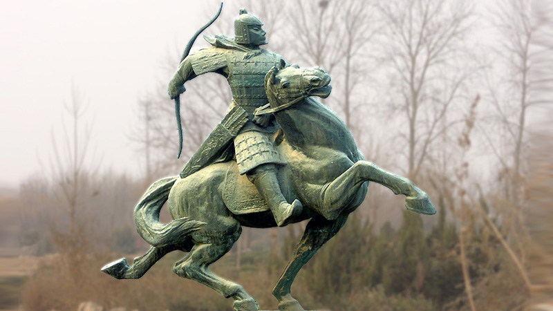 大型雕塑制作,骑马人物雕像,人物铜雕定制