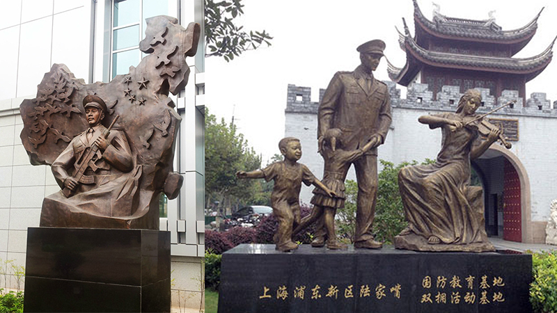 红色革命雕塑,雕塑制作厂家,纪念馆雕像