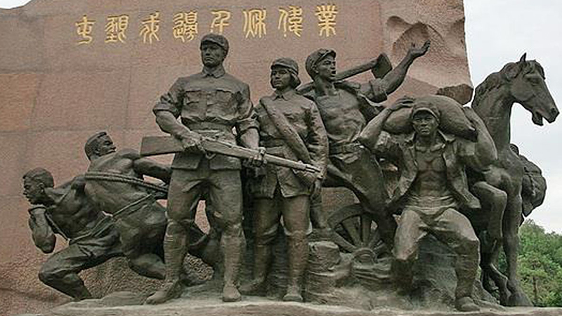 军人主题雕像,户外广场铜雕,纪念性雕塑