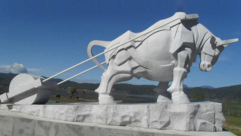 仿真雕塑,牛雕塑,园林景观雕像