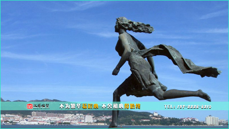 广场铜雕,奔跑雕像,铸铜雕塑